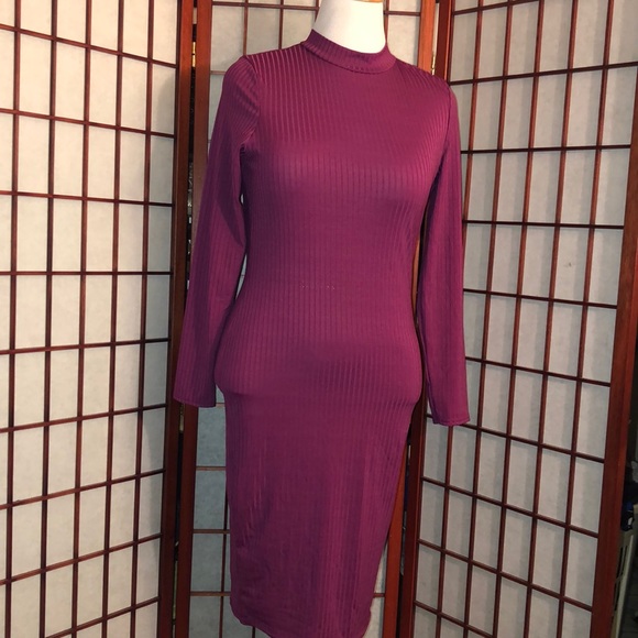 Boohoo Ribbed Dress NWT - Picture 3 of 8